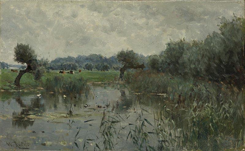Willem Roelofs In the Floodplains of the River IJssel